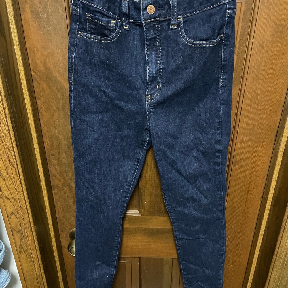 Dark Blue Denim Jeans